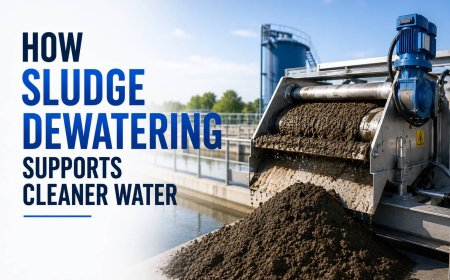 How Sludge Dewatering Supports Cleaner Water