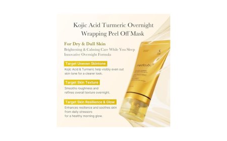 Medicube - Kojic Acid Turmeric Night Wrapping Mask (75ml): Wake Up to Brighter, Healthier-Looking Skin