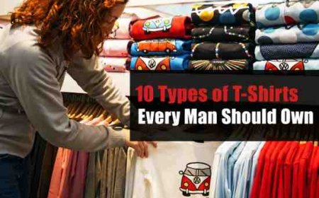 10 Types of T-Shirts Every Man Should Own