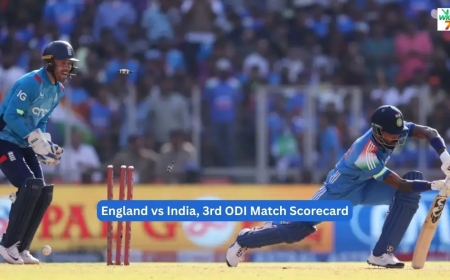 England Cricket Team vs India National Cricket Team Match Scorecard – 3rd ODI 2026