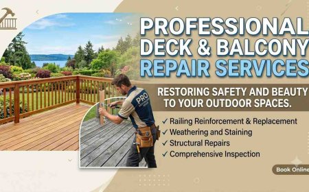 Professional Deck and Balcony Repair Services: Restoring Safety and Beauty to Your Outdoor Spaces