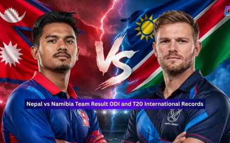 Nepal National Cricket Team vs Namibia National Cricket Team Results – ODIs & T20Is International Records