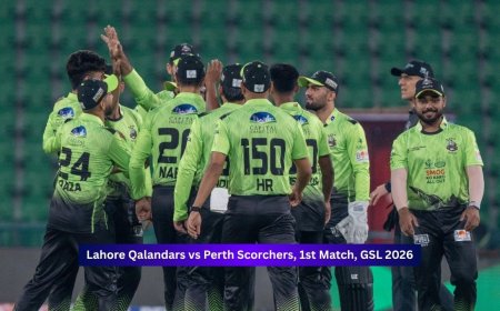 Lahore Qalandars vs Perth Scorchers 1st Match Global Super League 2026