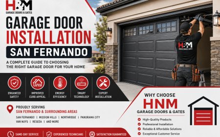 Garage Door Installation San Fernando: Upgrade Your Home with Hnm Garage Doors and Gates