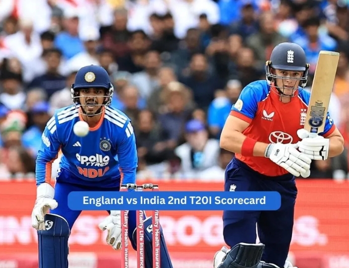 England vs India 2nd T20I Scorecard | Match Results & Highlights | England Tour 2026