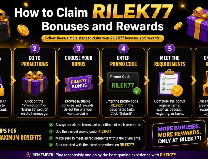 How to Claim RILEK77 Bonuses and Rewards