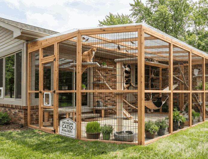 How to Build a Stunning Catio in Macomb County for Feline Enrichment