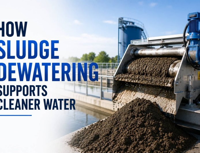 How Sludge Dewatering Supports Cleaner Water