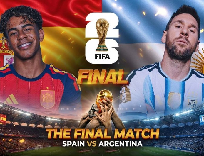 Spain vs Argentina 2026 World Cup Final Match date, time & lineups