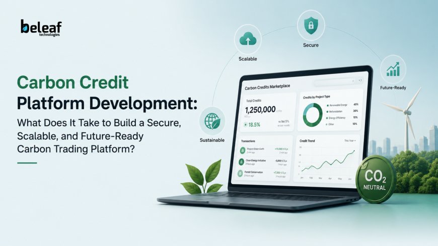 Carbon Credit Platform Development: What Does It Take to Build a Secure, Scalable, and Future-Ready Carbon Trading Platform?