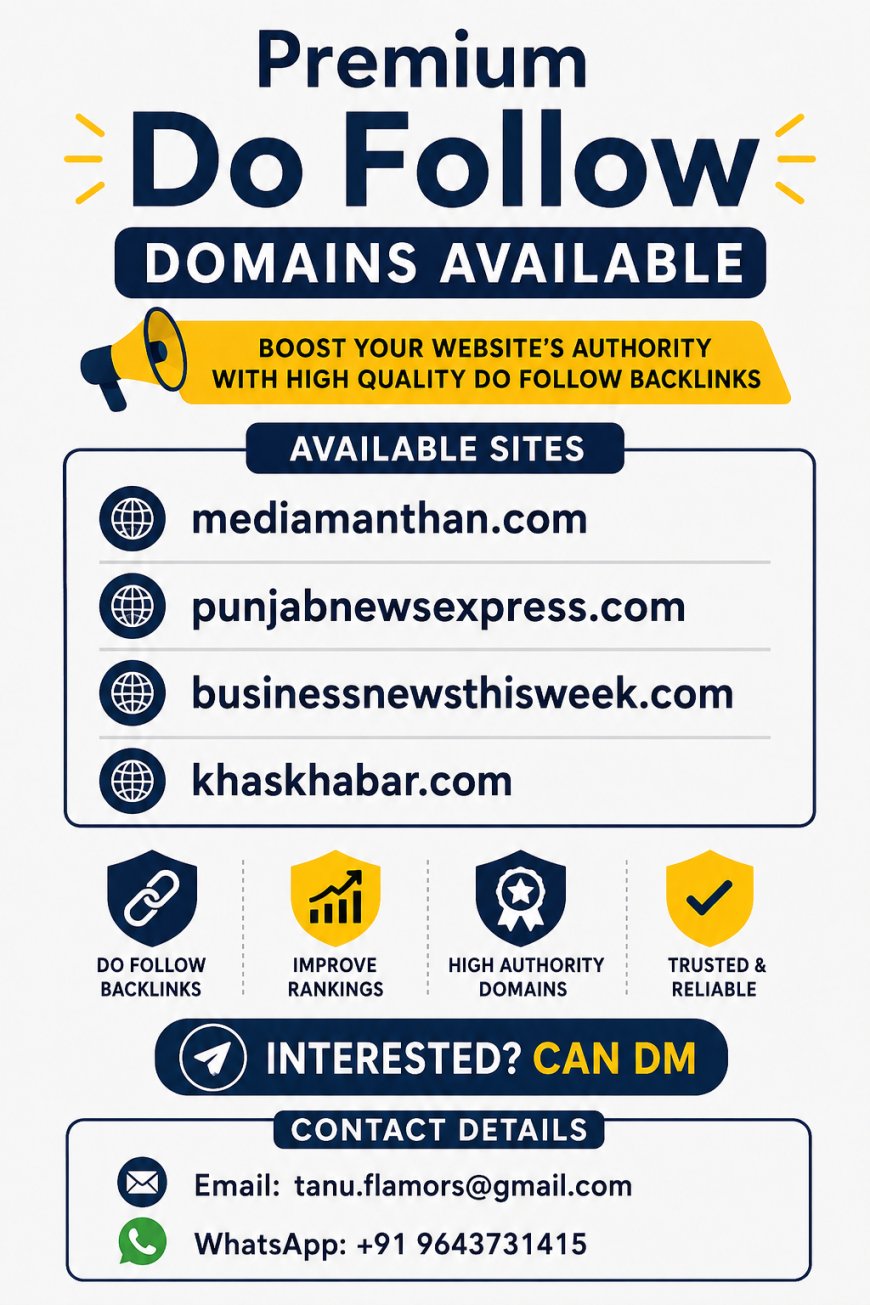 Premium Do Follow Domains Available – Boost Your Website Authority with High-Quality Backlinks