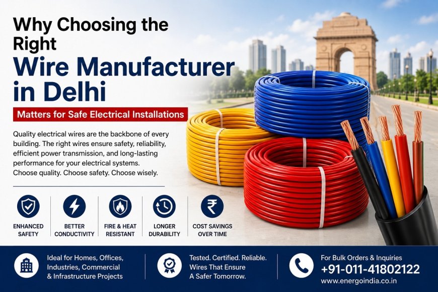 Why Choosing the Right Wire Manufacturer for Safe Electrical Installations