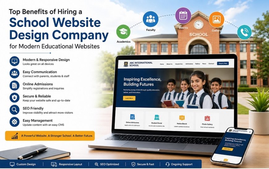 School Website Design Company– Build a Modern, Responsive Website for Your Educational Institution