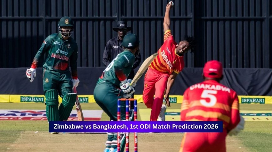 Zimbabwe vs Bangladesh, 1st ODI Match, Bangladesh tour of Zimbabwe 2026
