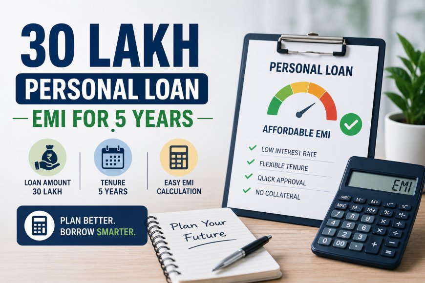 A Clear and Simple Explanation of 30 Lakh Personal Loan EMI for 5 Years
