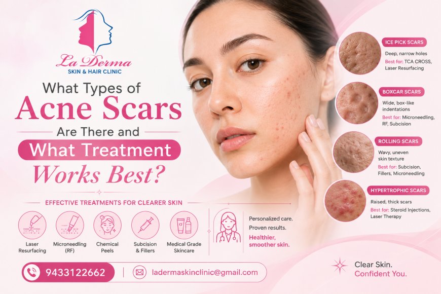 What Types of Acne Scars Are There and What Treatment Works Best?