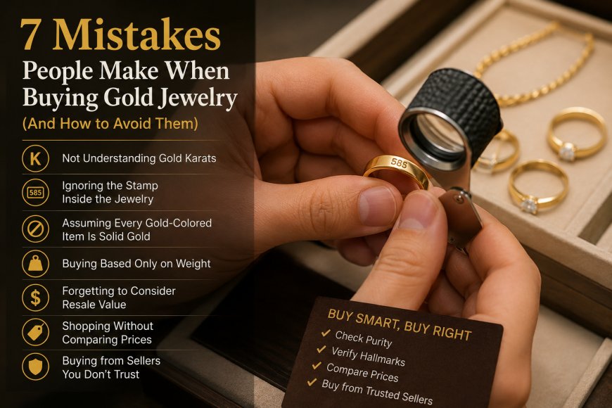 7 Mistakes People Make When Buying Gold Jewelry (And How to Avoid Them)