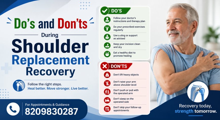 Do's and Don'ts During Shoulder Replacement Recovery