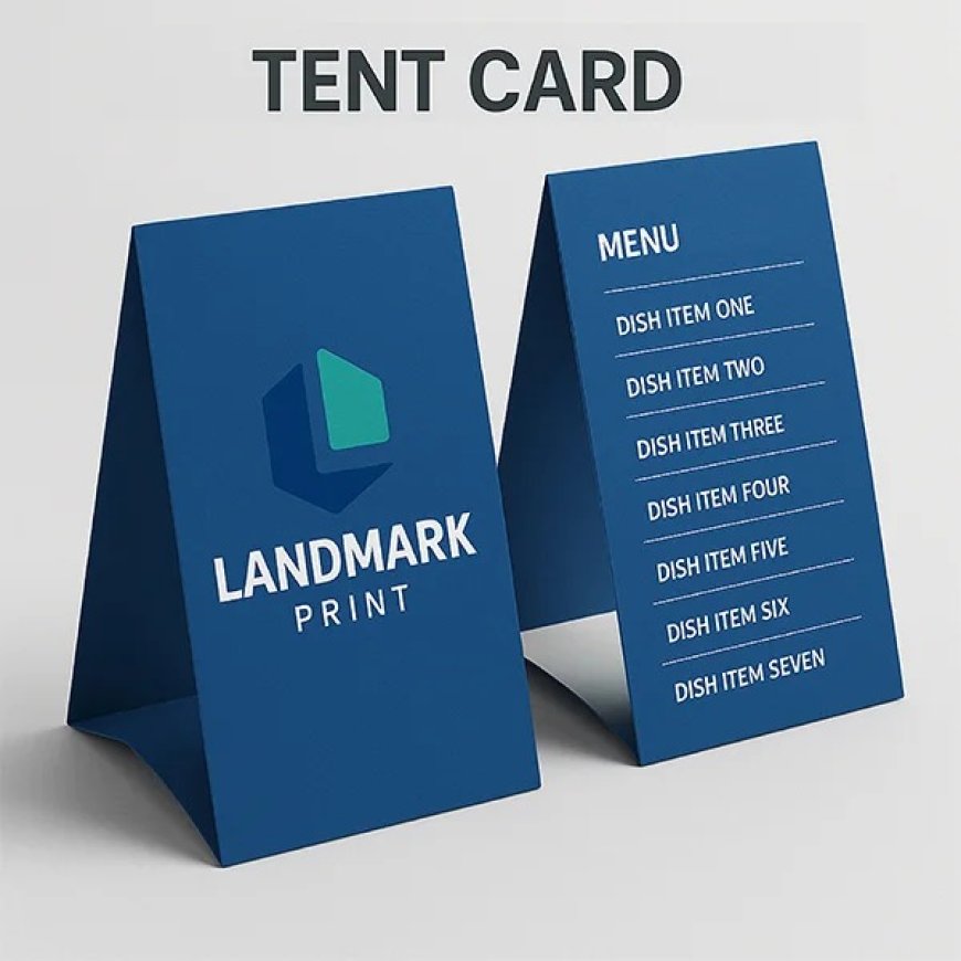 Table Tent Cards That Instantly Capture Attention and Drive More Sales