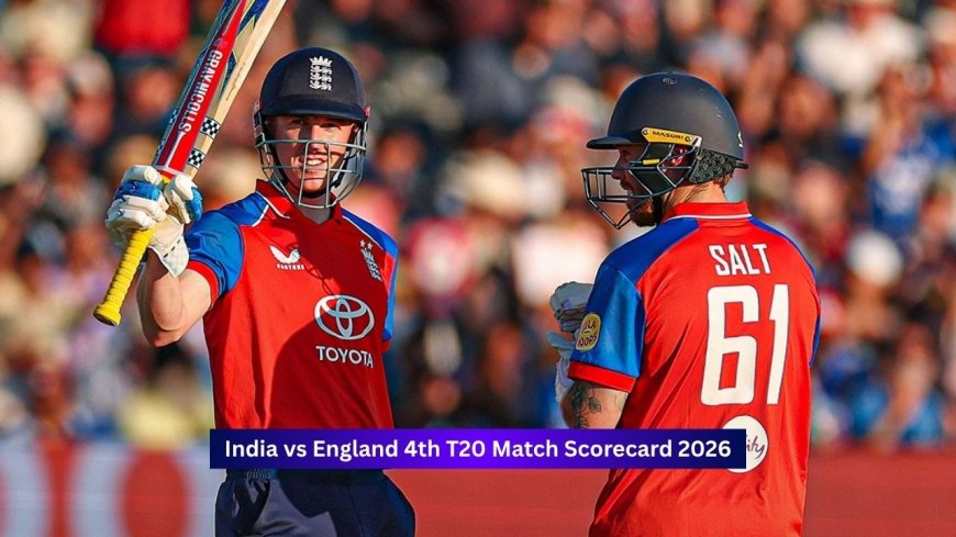 England vs India, 4th T20I, Match Highlights 2026