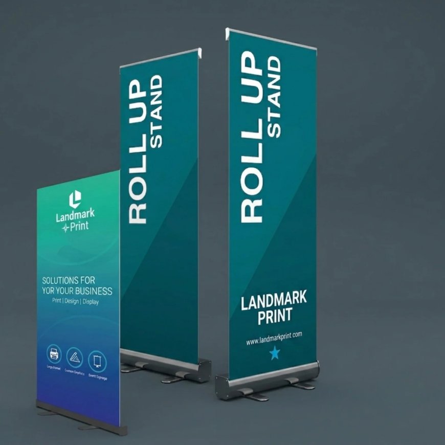 Roll Up Stand Banner: Capture Every Opportunity with Landmark Print’s Premium Printing Solutions