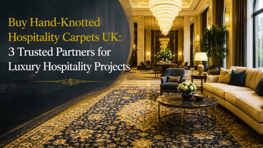 Buy Hand-Knotted Hospitality Carpets UK: 3 Trusted Partners for Luxury Hospitality Projects