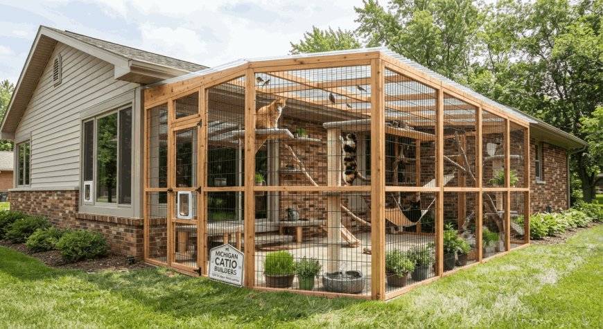 How to Build a Stunning Catio in Macomb County for Feline Enrichment