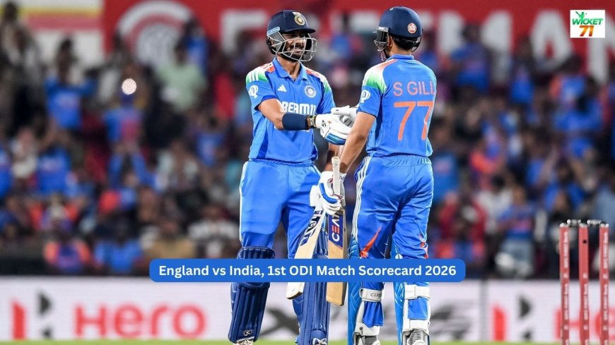 England Cricket Team vs India National Cricket Team Match Scorecard – 1st ODI 2026