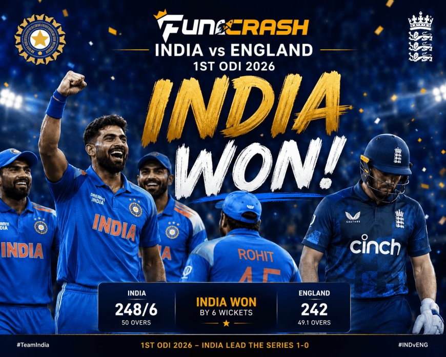 Is India Already in Control of the ODI Series After the First Win?