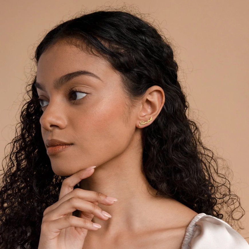 Name stud earrings: The Personalized Jewelry Trend Everyone Is Talking About