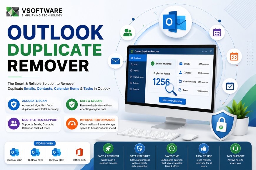 Simple Workflow: How to Use an Outlook Duplicate Items Remover