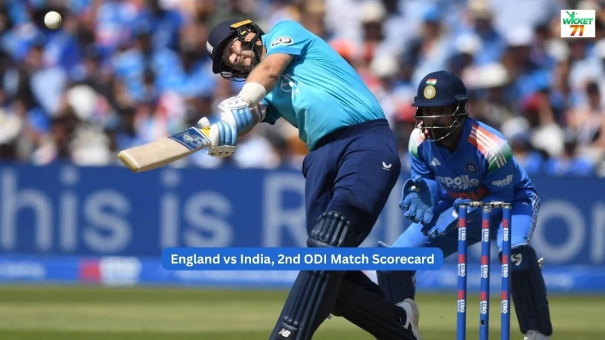 England Cricket Team vs India National Cricket Team Scorecard – 2nd ODI