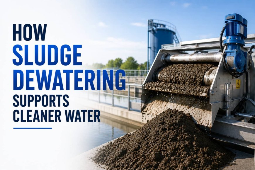 How Sludge Dewatering Supports Cleaner Water