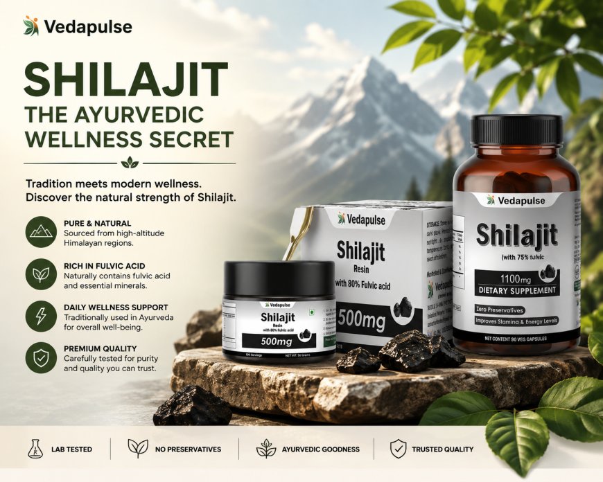 Shilajit Capsules: An Easy Way to Include Ayurveda in Your Daily Routine