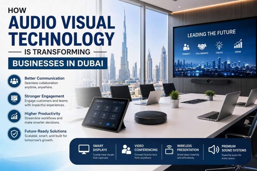How Audio Visual Technology is Transforming Businesses in Dubai