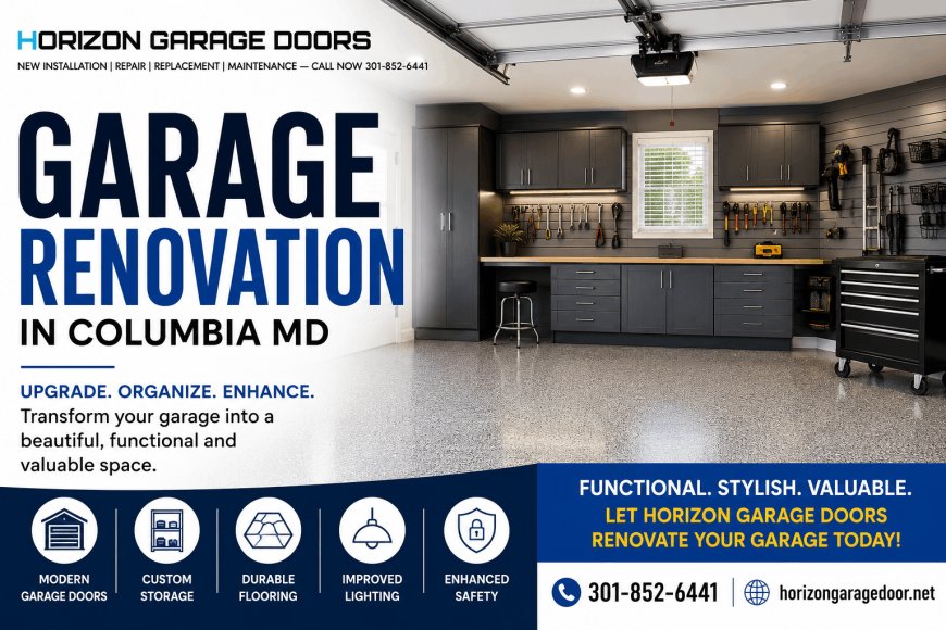 Garage Renovation in Columbia MD: Transform Your Garage into a Functional and Stylish Space