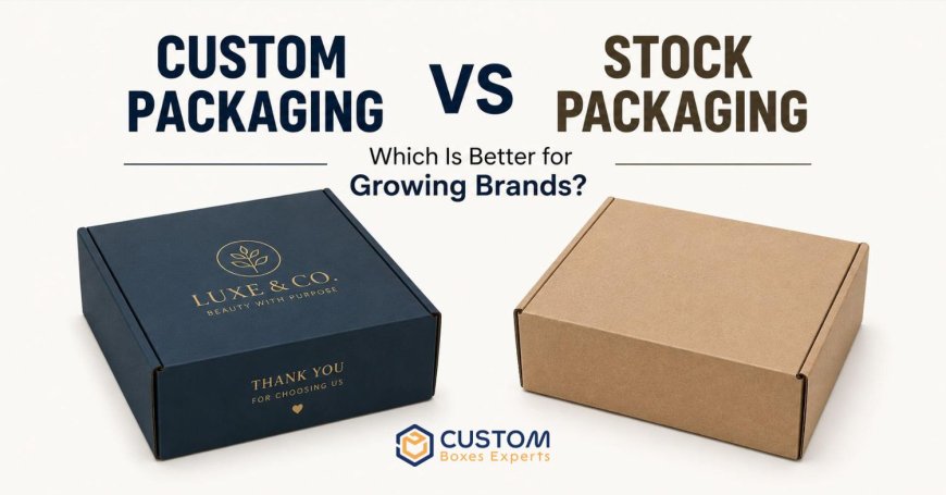 Custom Packaging vs Stock Packaging: Which Is Better for Growing Brands?