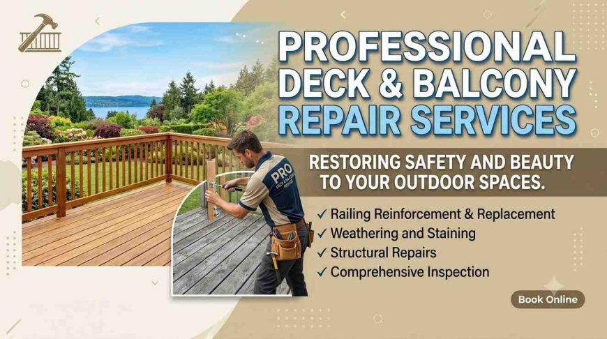 Professional Deck and Balcony Repair Services: Restoring Safety and Beauty to Your Outdoor Spaces