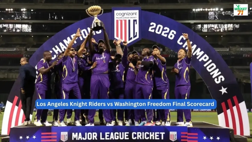 Los Angeles Knight Riders vs Washington Freedom Final Scorecard 2026: LAKR emerge champions with a thrilling 1-run win