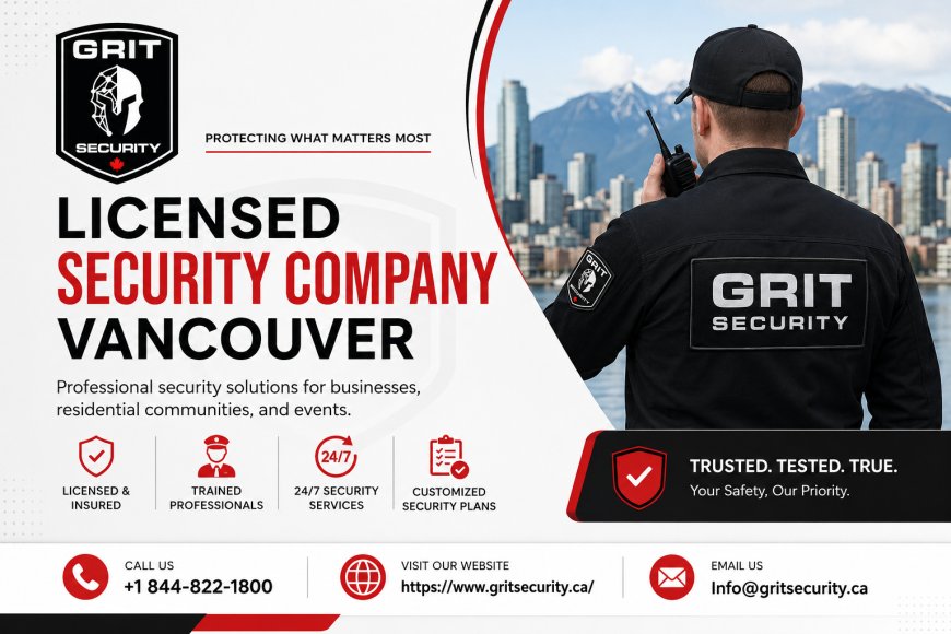 Why Choose a Licensed Security Company Vancouver for Your Business