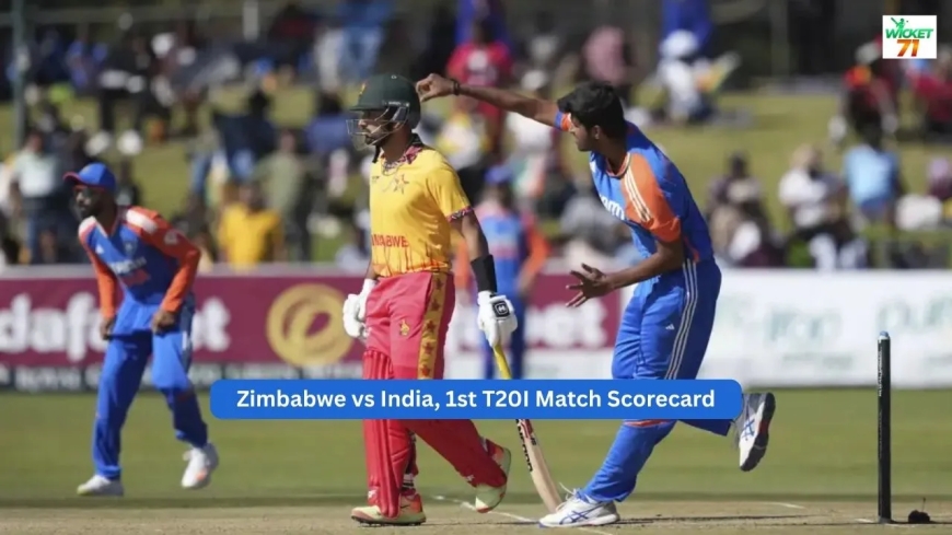 Zimbabwe National Cricket Team vs India National Cricket Team Scorecard 1st T20I