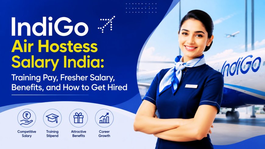 IndiGo Air Hostess Salary India: Training Pay, Fresher Salary, Benefits, and How to Get Hired