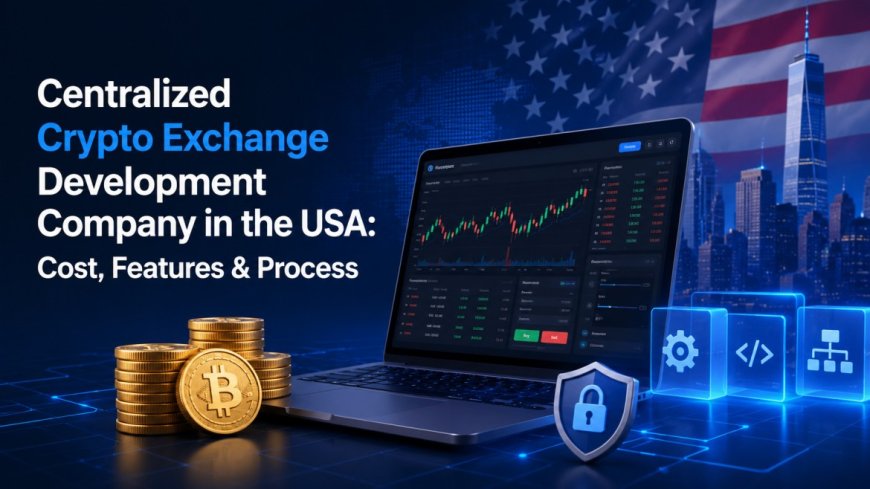 Centralized Crypto Exchange Development Company in the USA: Cost, Features & Process