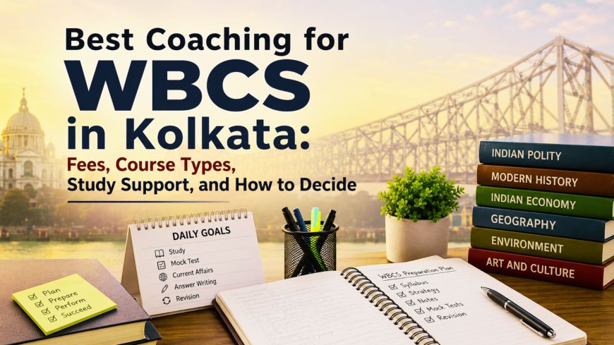 Best Coaching for WBCS in Kolkata: Fees, Course Types, Study Support, and How to Decide