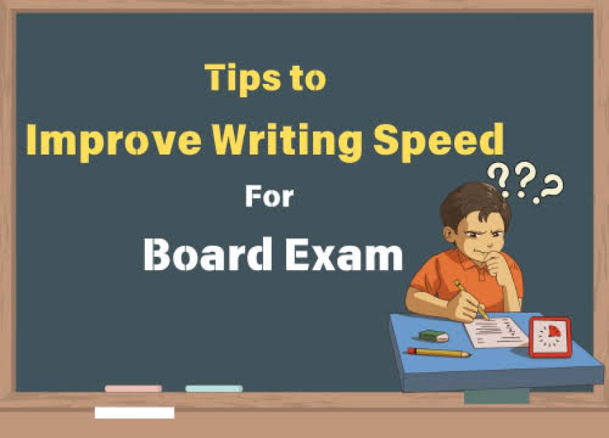 How Students Improve Writing Speed for Timed Tests?