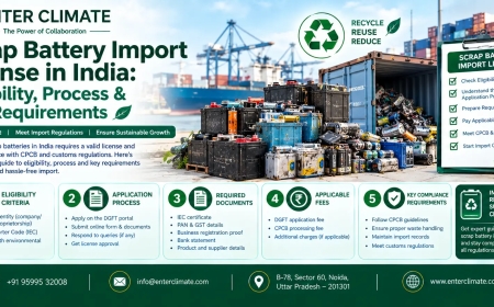 Scrap Battery Import License in India: Eligibility, Process & Key Requirements