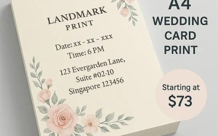Invitation Card Singapore: Make Every Celebration Unforgettable with Landmark Print