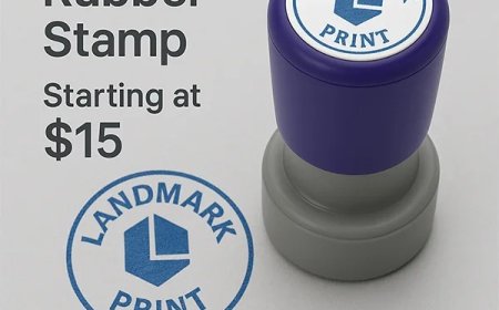 Rubber Stamp Maker: Make Every Impression Count with Landmark Print