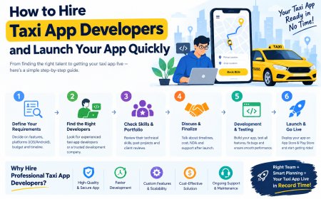 How to Hire Taxi App Developers and Launch Your App Quickly