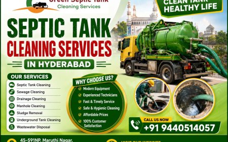 Septic Tank Cleaning Services in Hyderabad